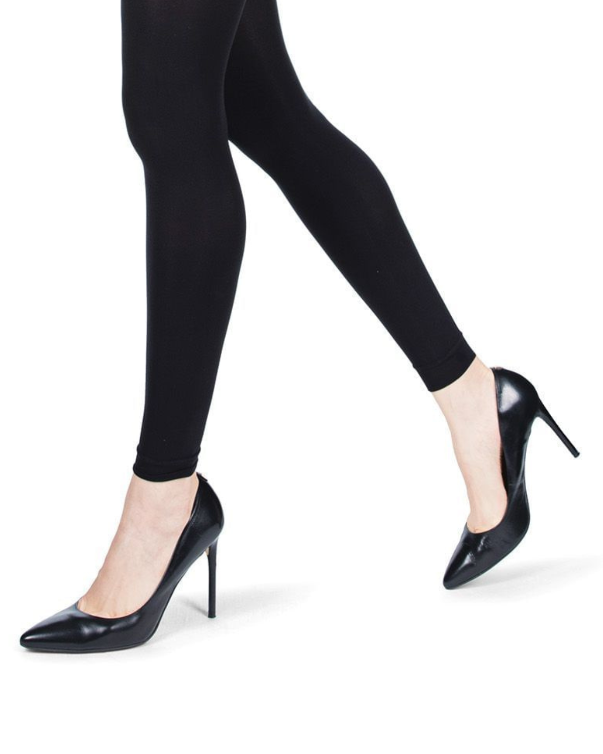 Memoi Womens 90 Denier Control Top Footless Tights - Mo-893