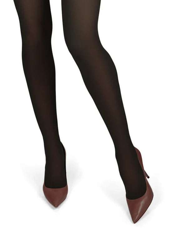 Melas Womens Melas Microfiber Opaque Control Top Tights - At-636