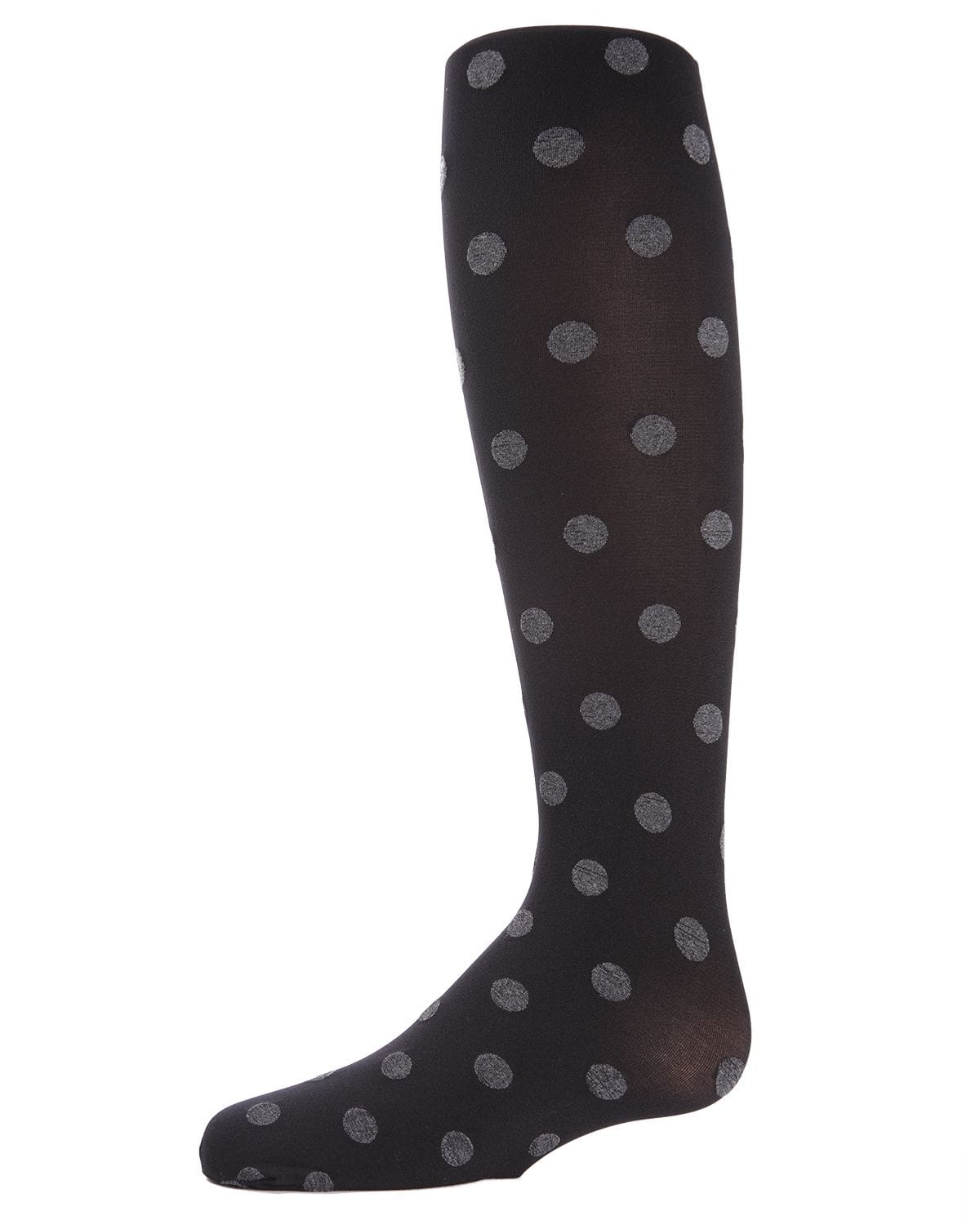 Memoi Polka Spot Girls Opaque Tights - Mk-710