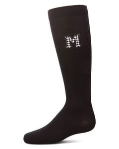 Memoi Girls Houndstooth M Knee High Socks - Mkf-11596