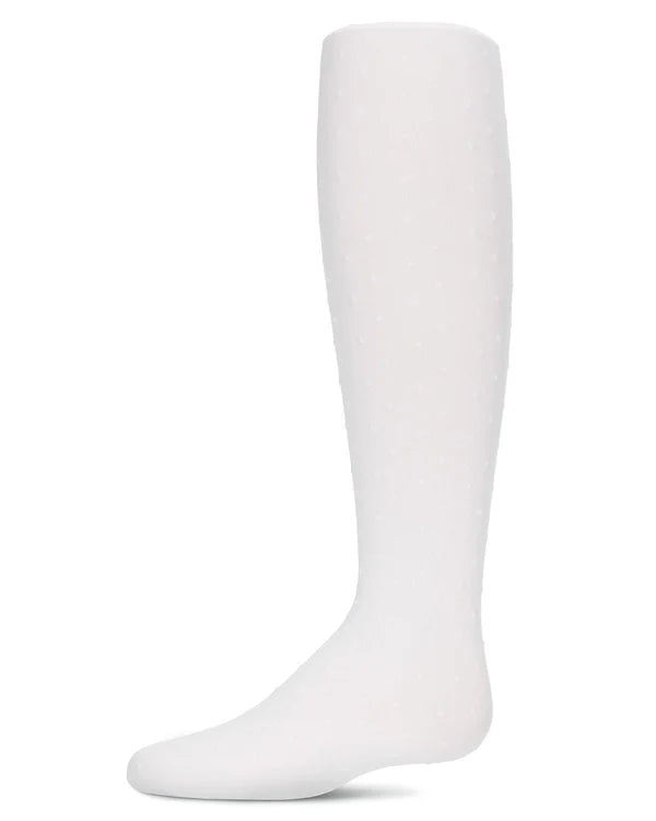 Memoi Girls Dot Semi Opaque Nylon Tights - Mkf-4061