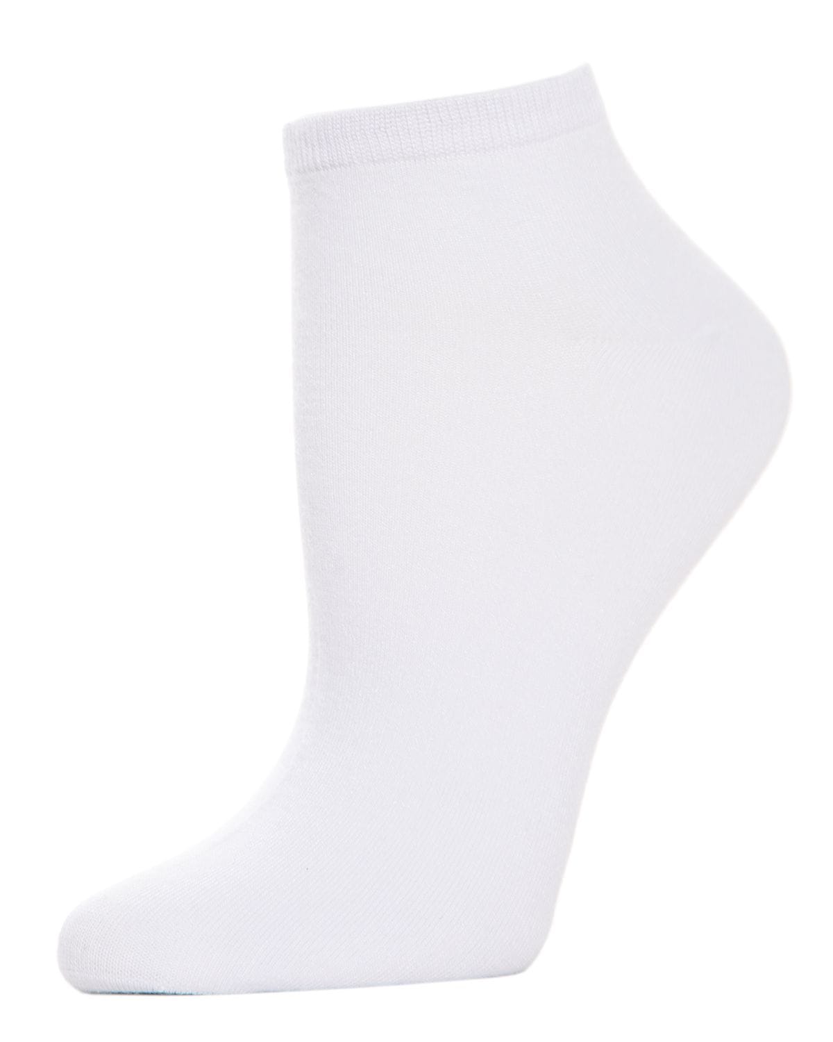 Memoi Women Bamboo Blend Solid Knit Low-Cut Socks - Ml-517