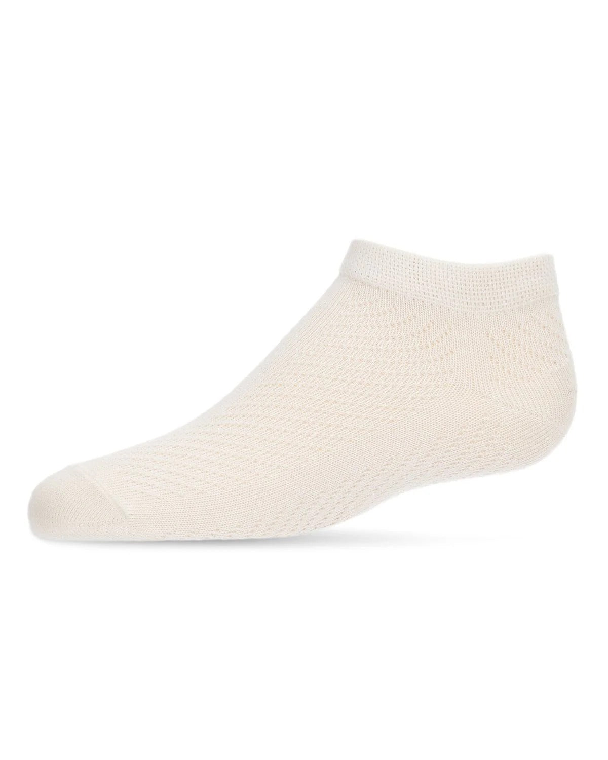 Memoi Pointelle Cotton Blend Super Soft Anklet Sock - Mk-5107