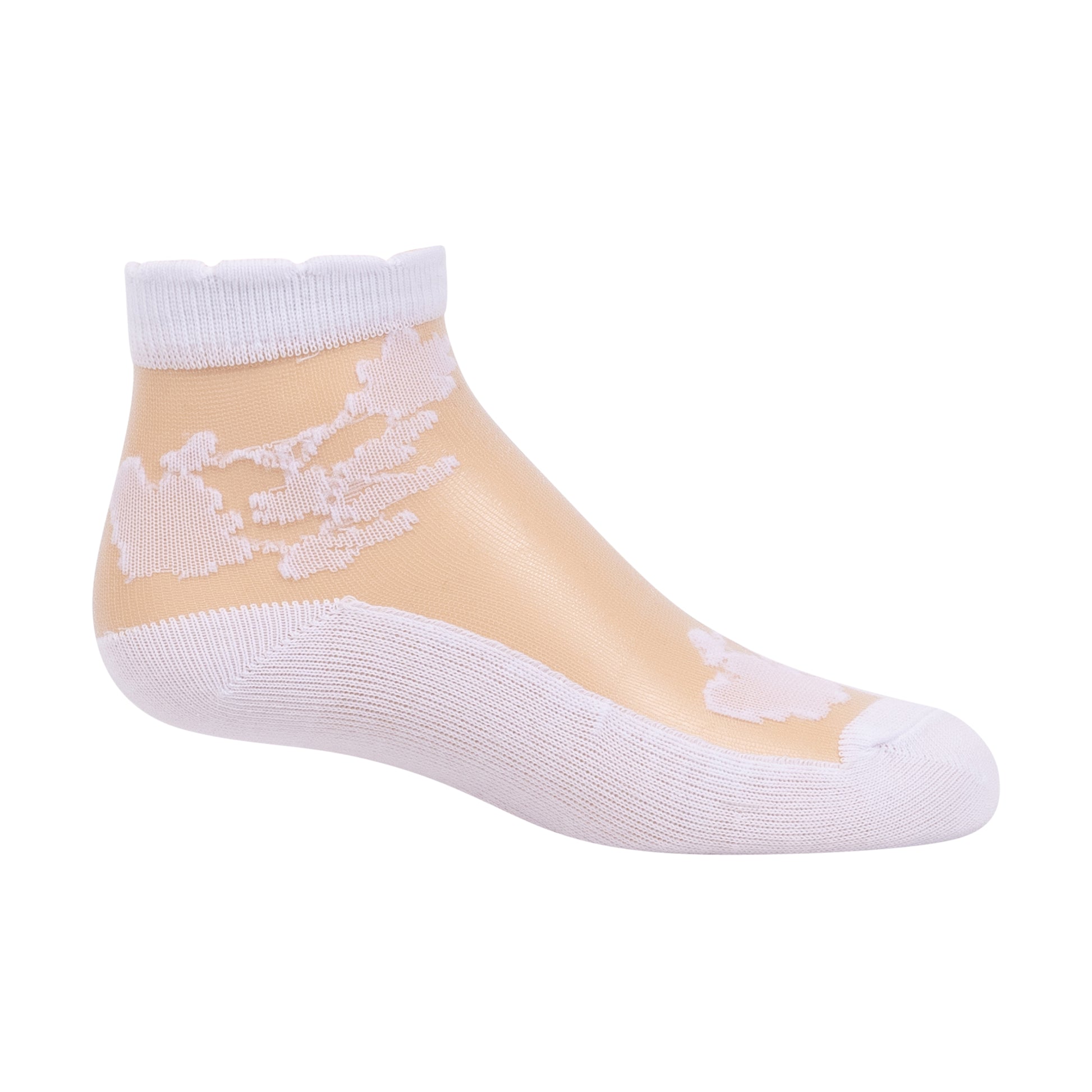 Zubii Sheer Floral Ankle - 1209-Z