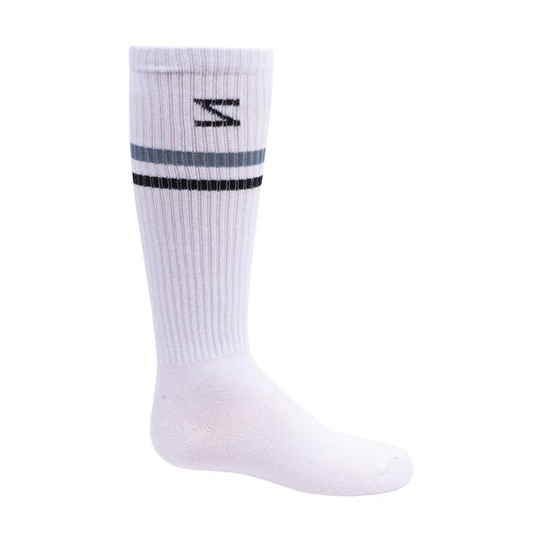 Z Two-Tone Stripe Knee-High Socks – Bold Stripes & Comfortable Fit