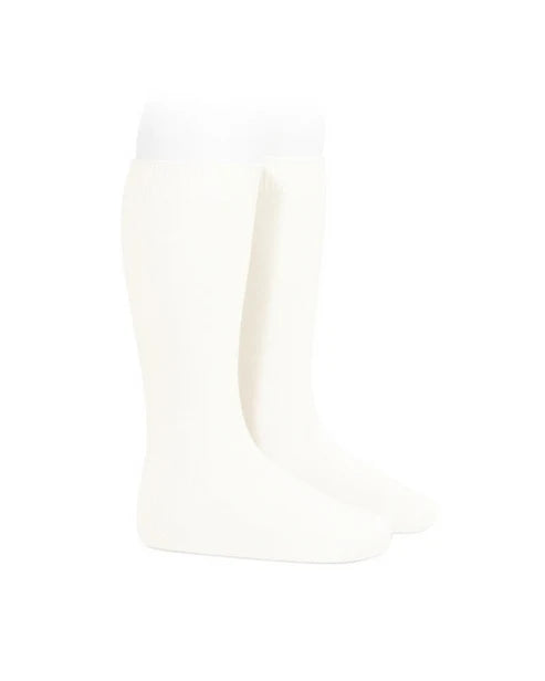 Condor Flat Cotton Knee Socks 326 Camel - 2019/2