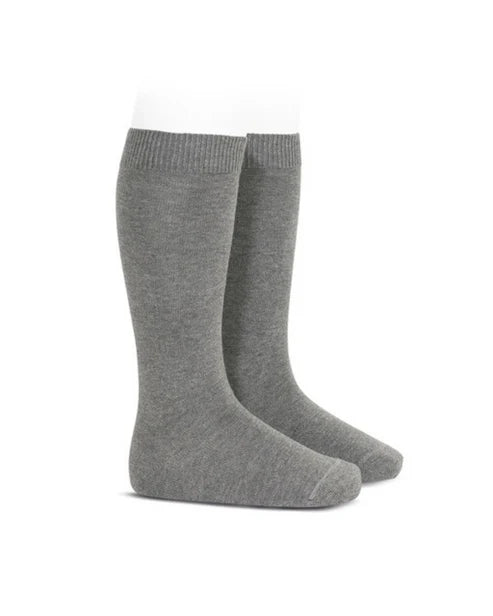 Condor Flat Cotton Knee Socks 326 Camel - 2019/2
