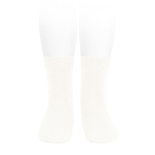 Condor Flat Cotton Crew Socks 314  Praline- 2019/4