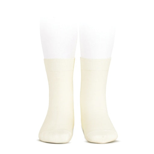 Condor Flat Cotton Crew Socks 356 Brown Heather - 2019/4