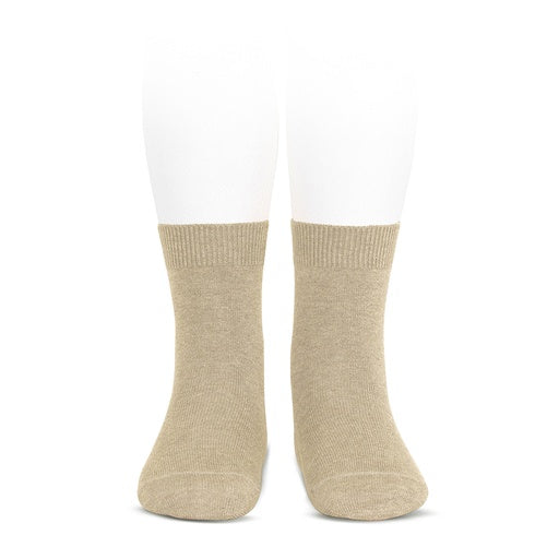 Condor Flat Cotton Crew Socks 334 Stone - 2019/4