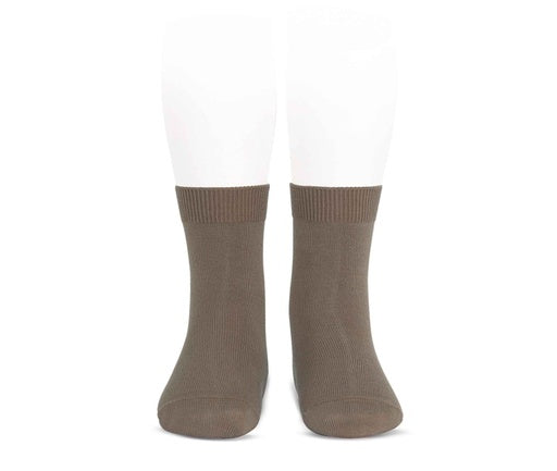 Condor Flat Cotton Crew Socks 334 Stone - 2019/4