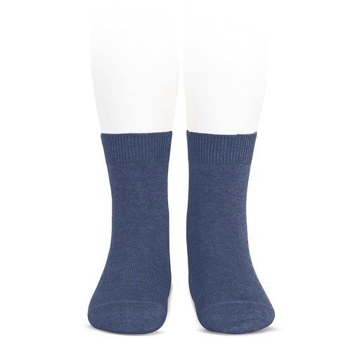 Condor Flat Cotton Crew Socks 356 Brown Heather - 2019/4