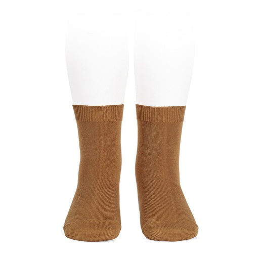 Condor Flat Cotton Crew Socks 334 Stone - 2019/4