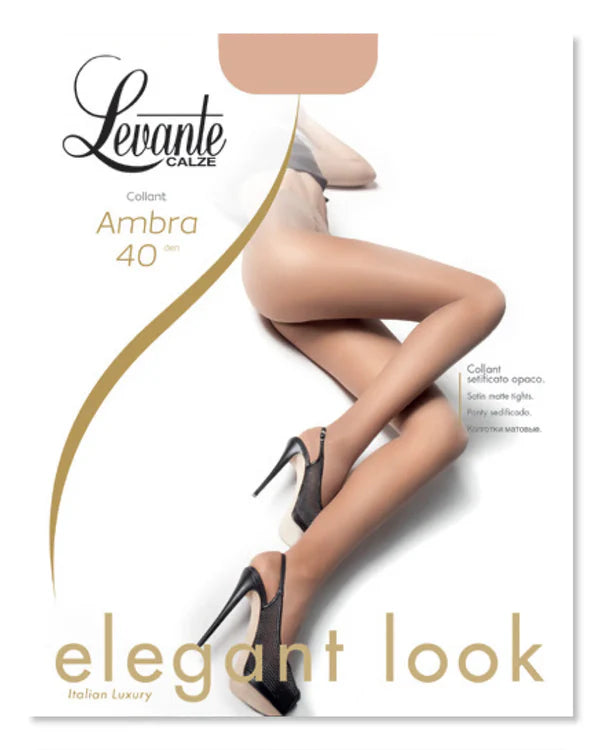 Levante 40 Denier Support Pantyhose - Ambra 40