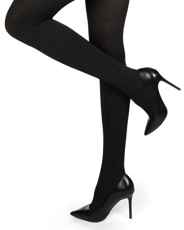Memoi Womens BodySmootHers Pin Rib Shaper Tights - Mm-719