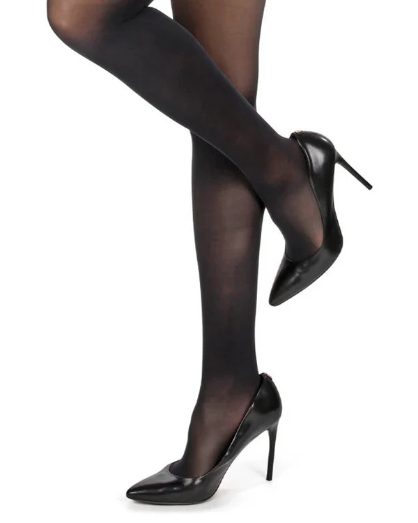 Memoi Womens Second Skin Power Shape 30 Semi Opaque Control Top Pantyhose - Lux500