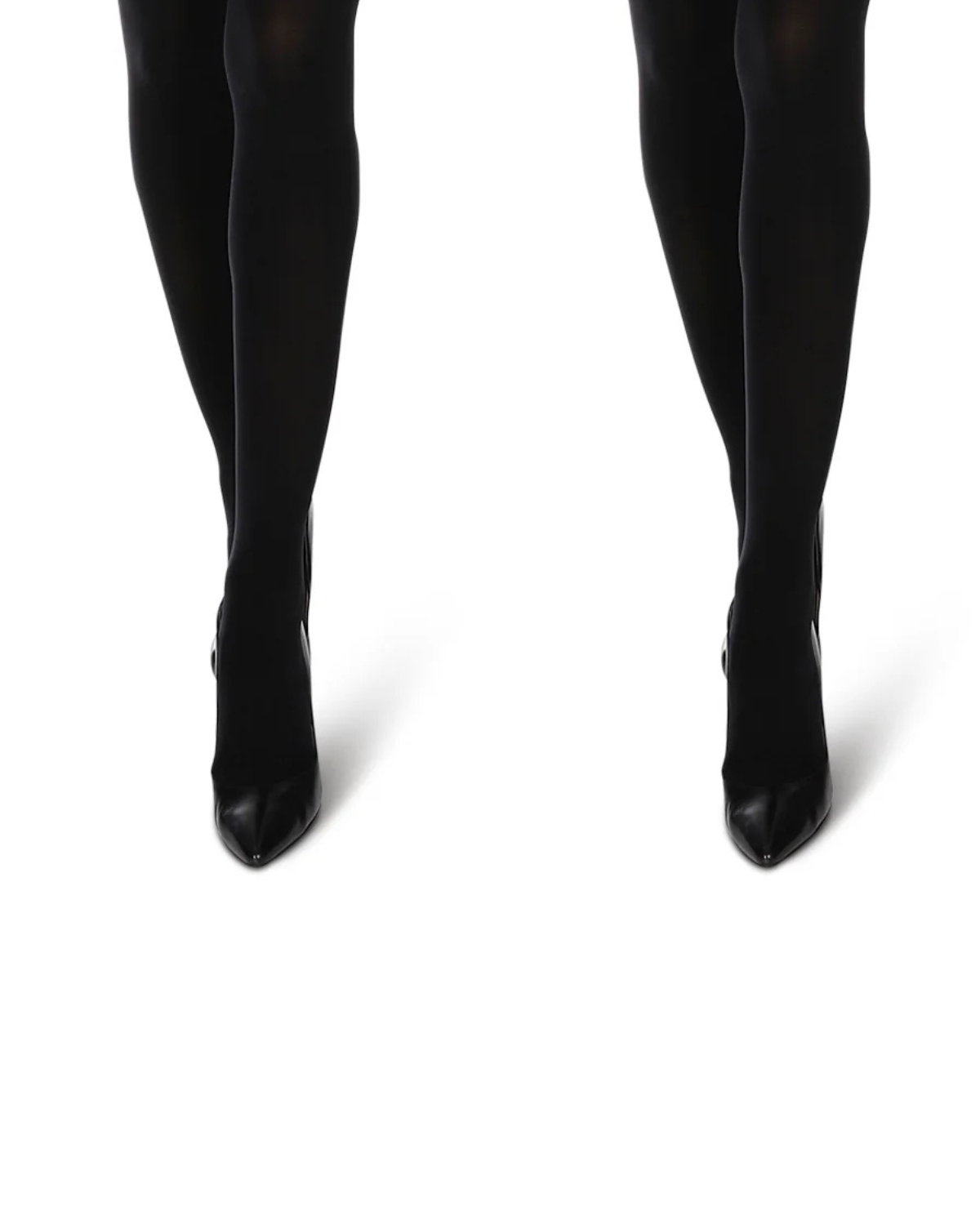 Memoi Womens 2 Pair Pack Microfiber Opaque Non-Control Top Tights - Mo-645