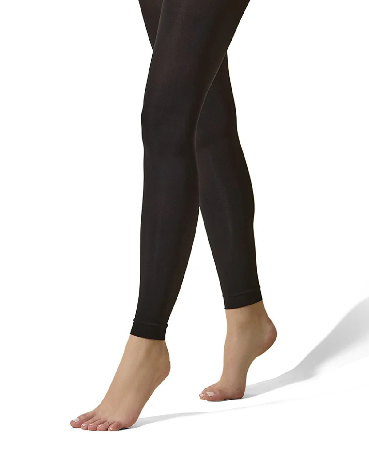 Memoi Completely Opaque 80 Denier Control Top Footless Tights - Mo-343