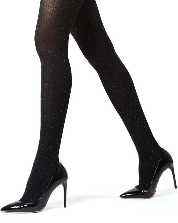Memoi Speckled Opaque Fashion Tights - Mo-118