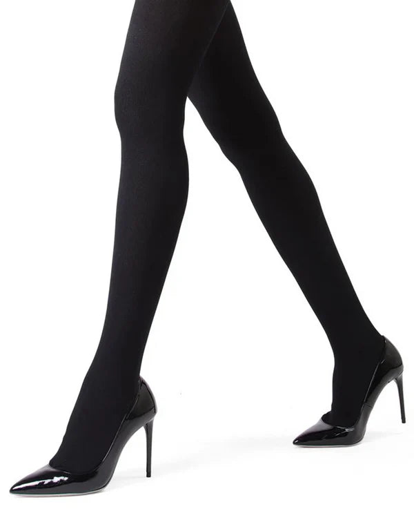 Memoi Womens Plush Lined Cozy Warm Winter Opaque Tights - Mo-340