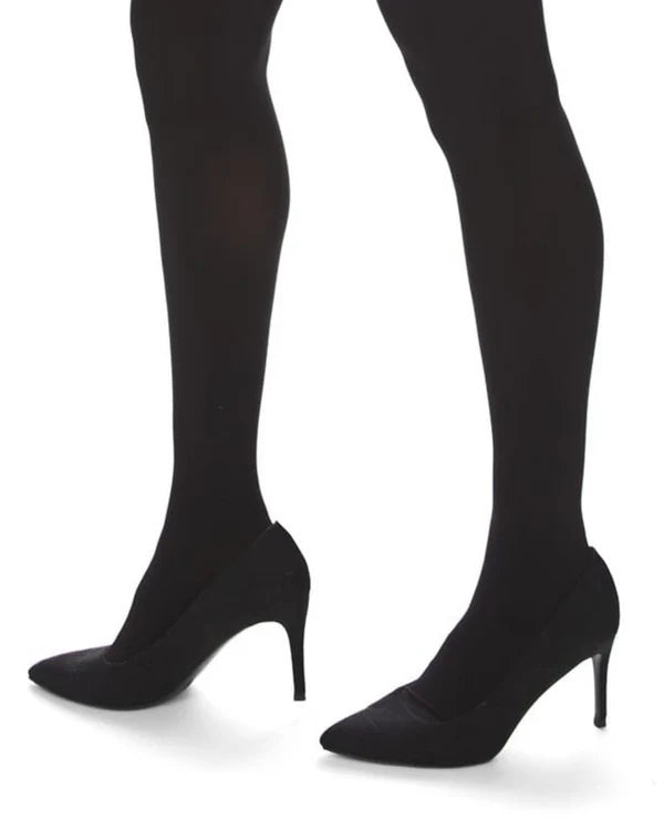 Women’s Maternity 90 Denier Opaque Shaper Tights – Under-Belly Support & Comfort Fit