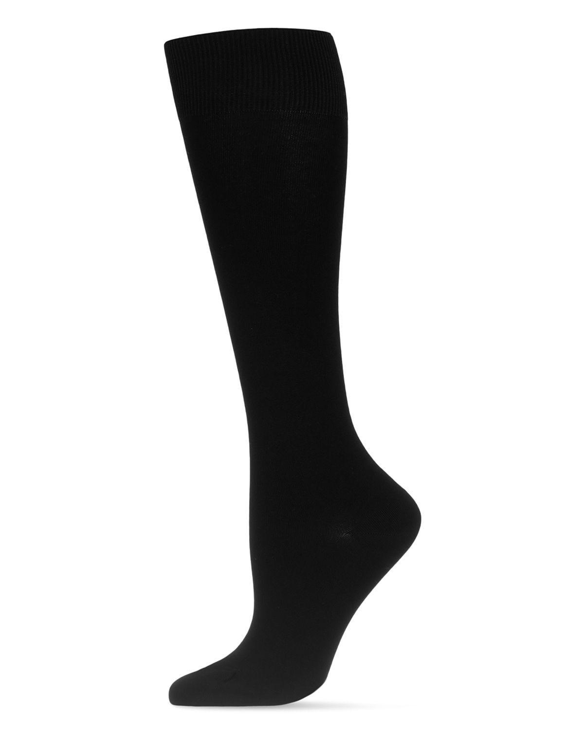 Memoi Womens Basic Mercerized Cotton Blend Knee High Socks - Da-002