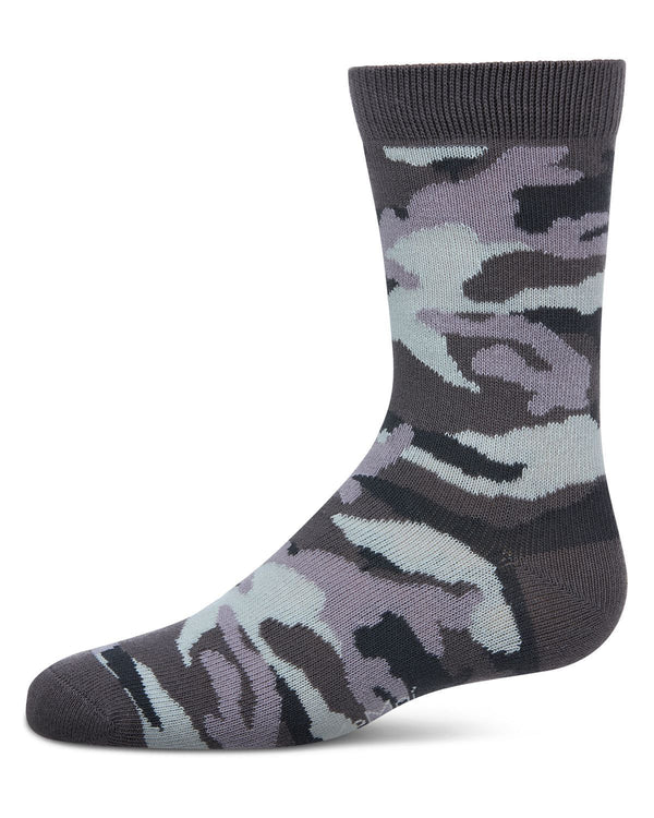 Memoi Boys Camouflage Crew Socks - Mk-157
