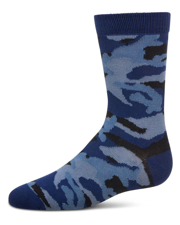 Memoi Boys Camouflage Crew Socks - Mk-157