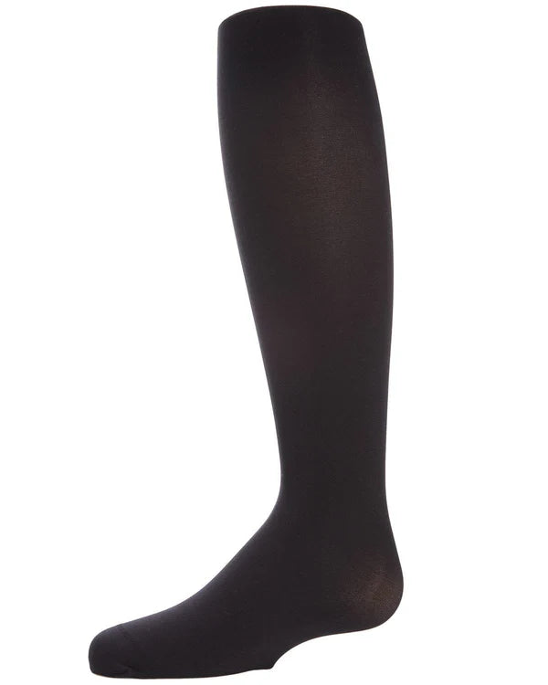 Memoi Infant Winter Opaque Nylon Tights Black - Mk-208