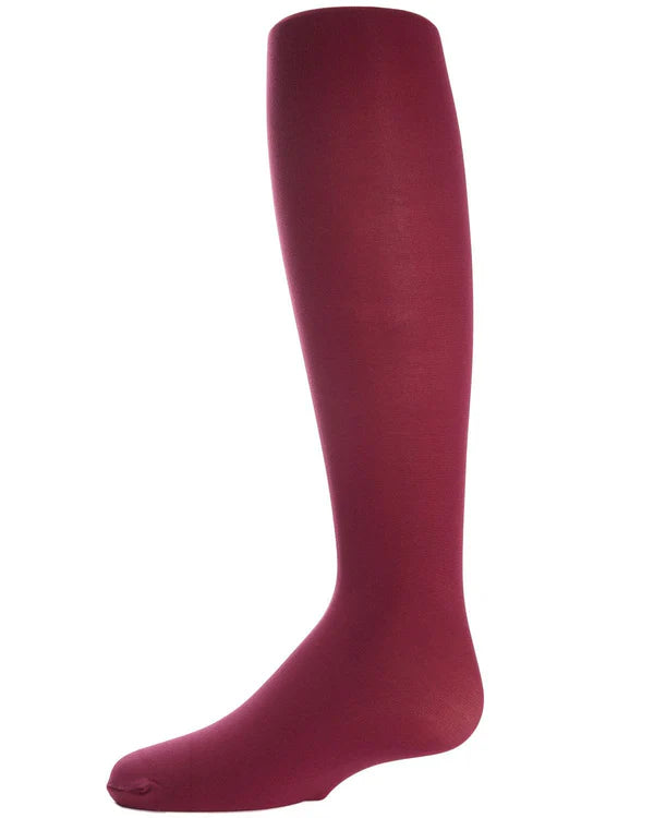 Memoi Infant Winter Opaque Nylon Tights Black - Mk-208