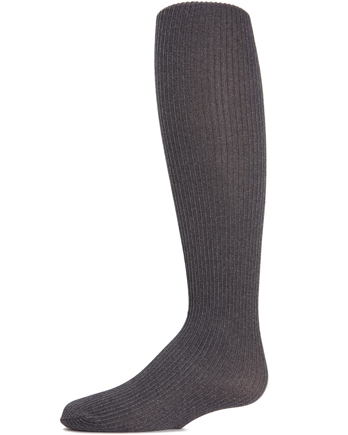 Memoi Textured Toes Girls Ribbed Tights - Mk-209