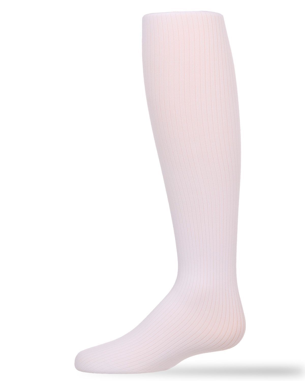 Memoi Girls Opaque Fine Ribbed Nylon Tights - Mk-214