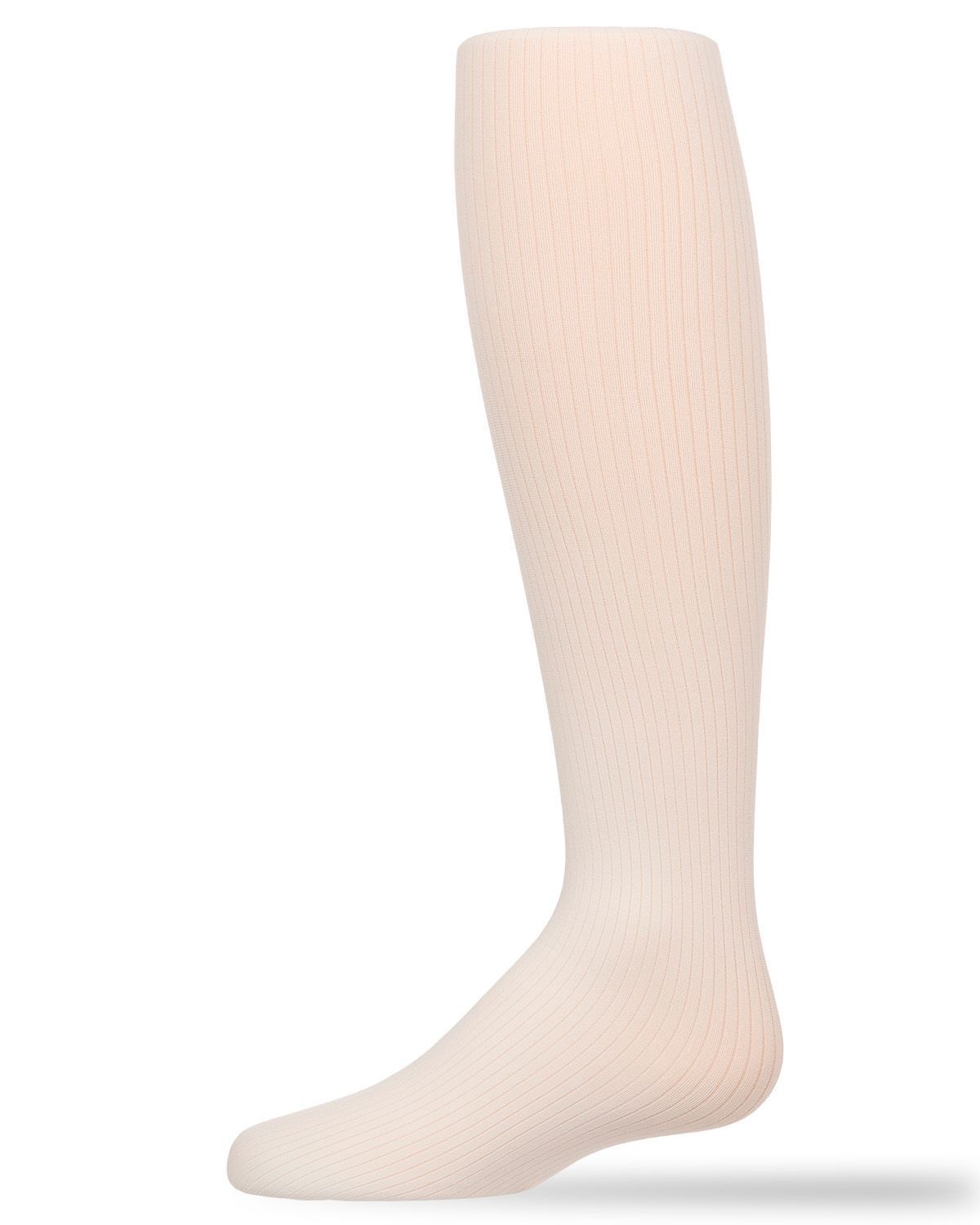 Memoi Girls Opaque Fine Ribbed Nylon Tights - Mk-214