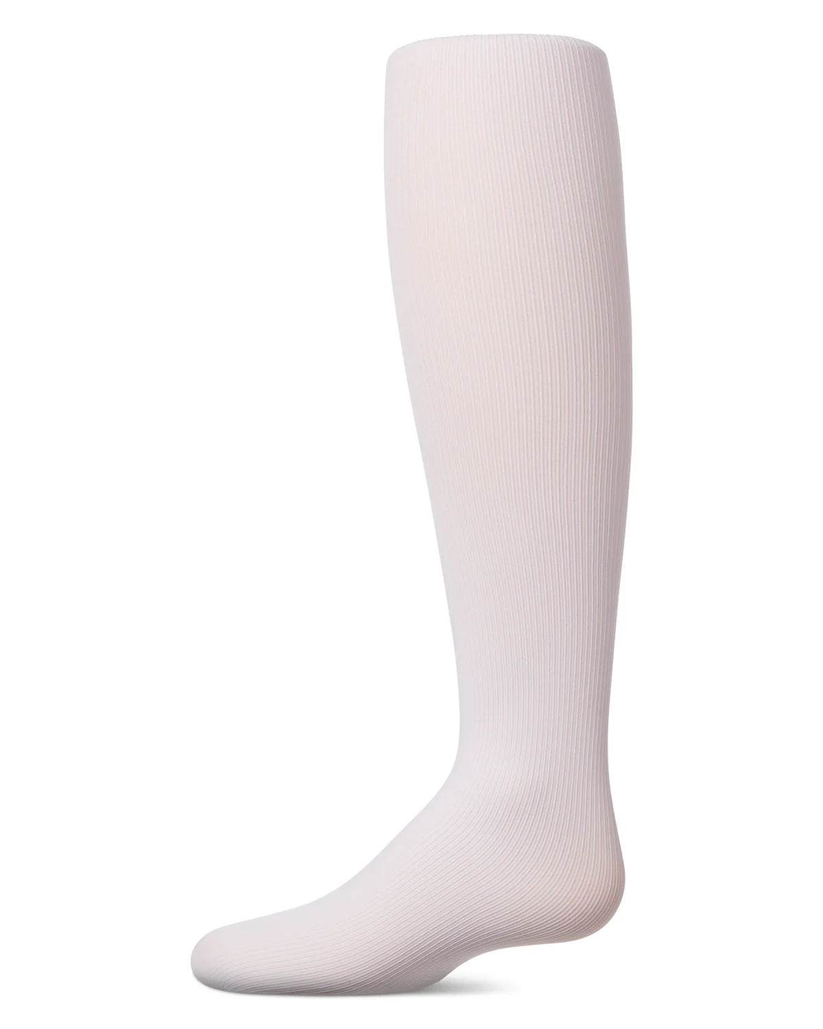 Memoi Girls Elegant Ribbed Nylon Tights - Mk-215