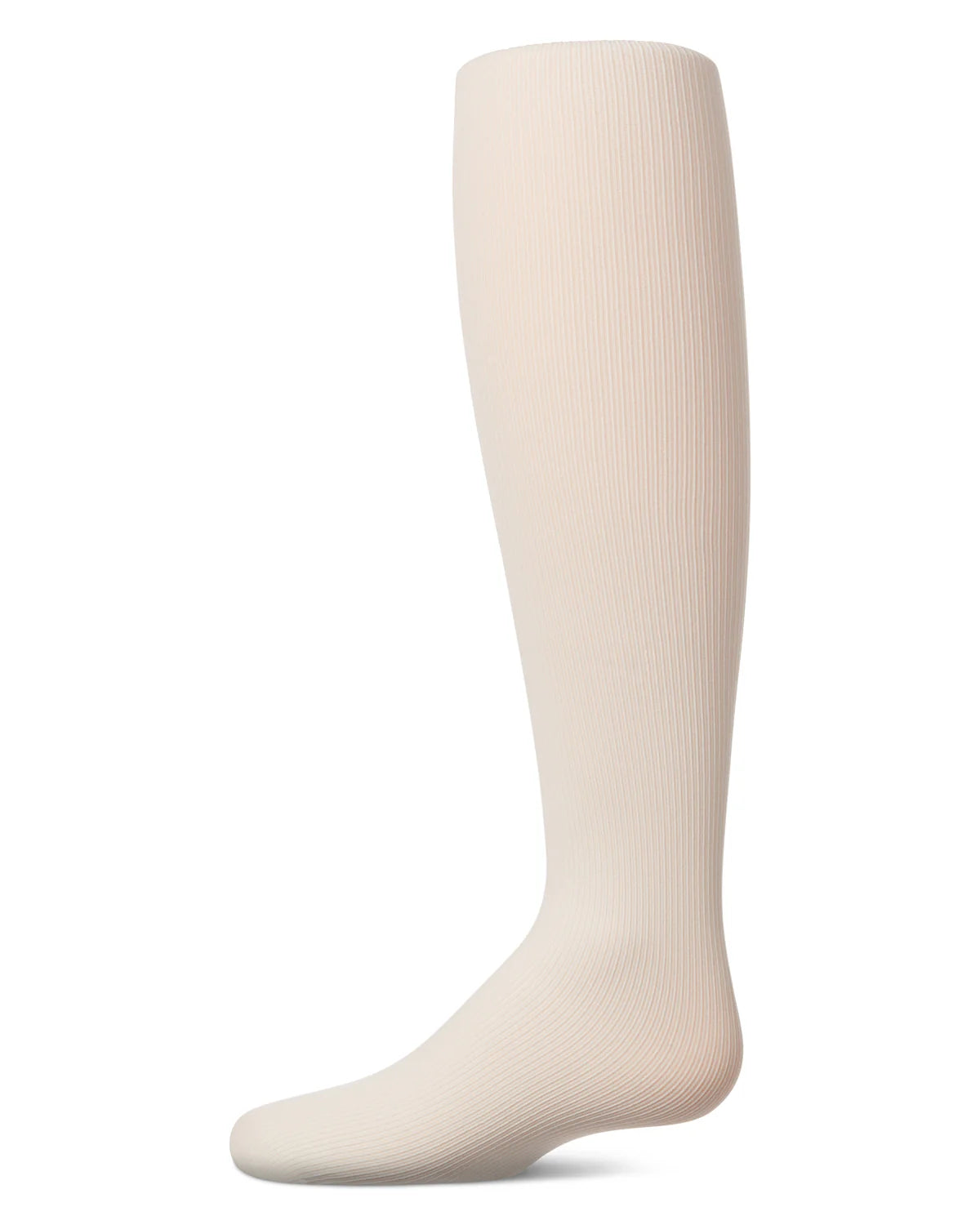 Memoi Girls Elegant Ribbed Nylon Tights - Mk-215
