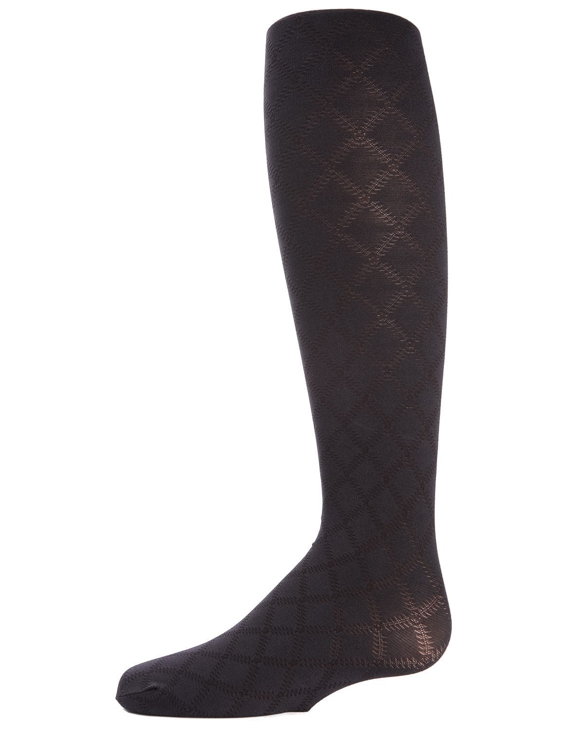 Memoi Flowers and Diamonds Girls Opaque Tights - Mk-225