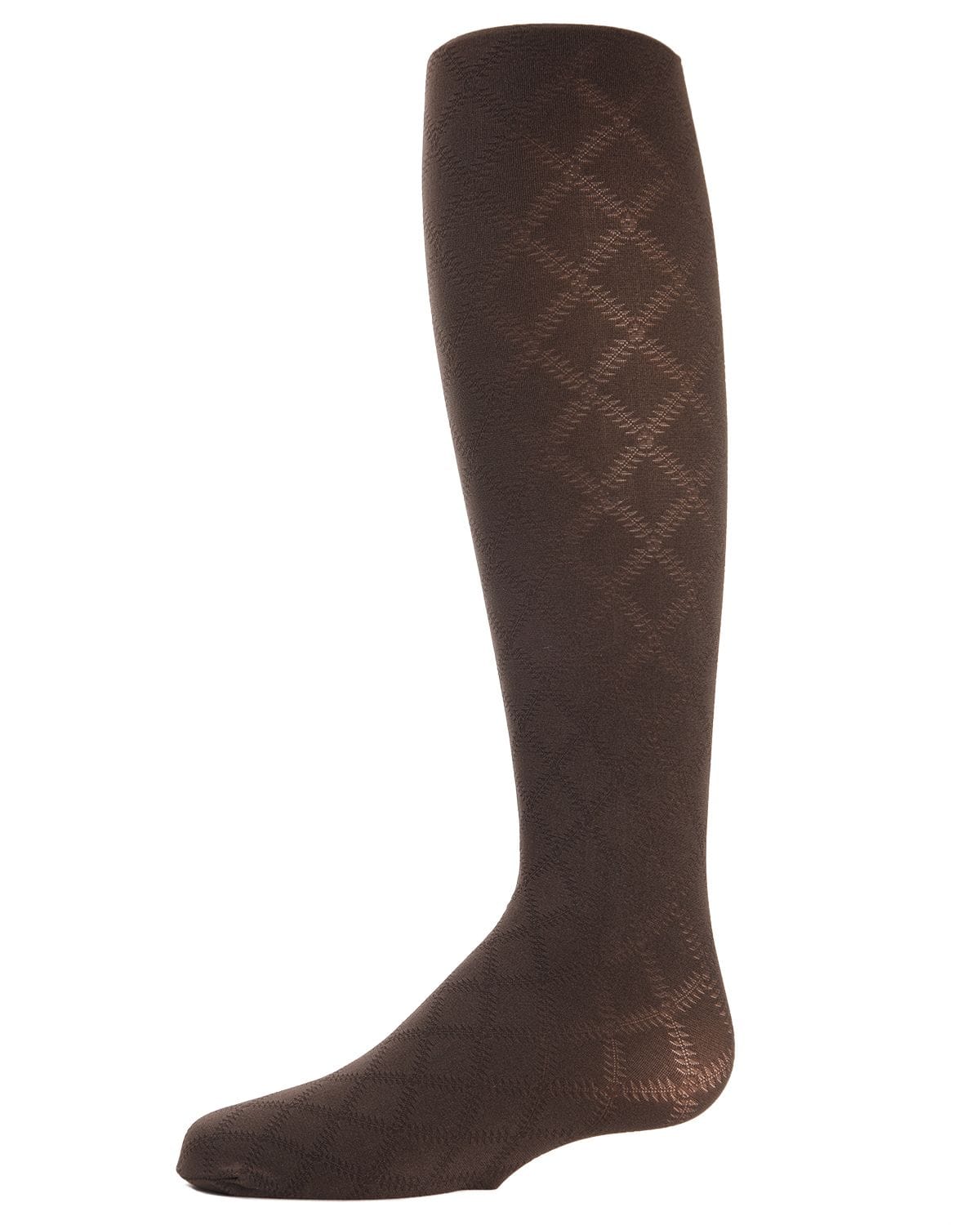 Memoi Flowers and Diamonds Girls Opaque Tights - Mk-225