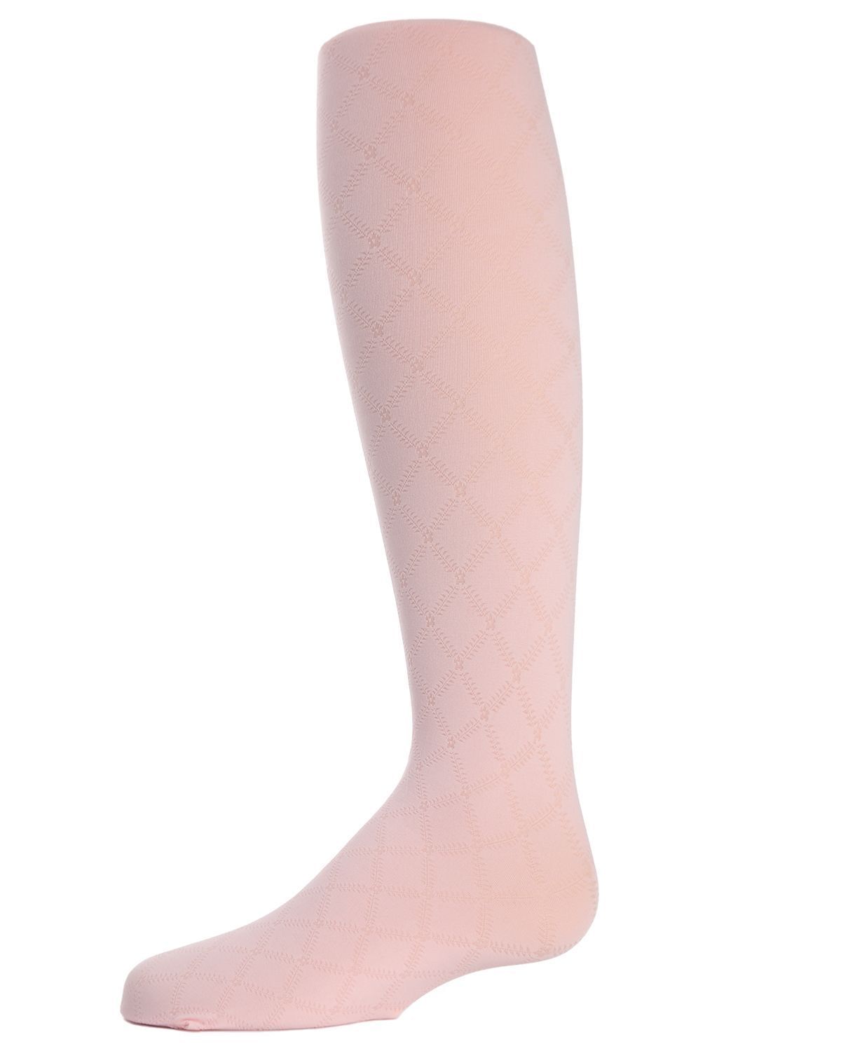 Memoi Flowers and Diamonds Girls Opaque Tights - Mk-225