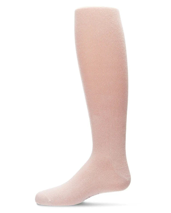 Memoi Girls Soft Pima Cotton Opaque Tights Toasted Almond - Mk-301