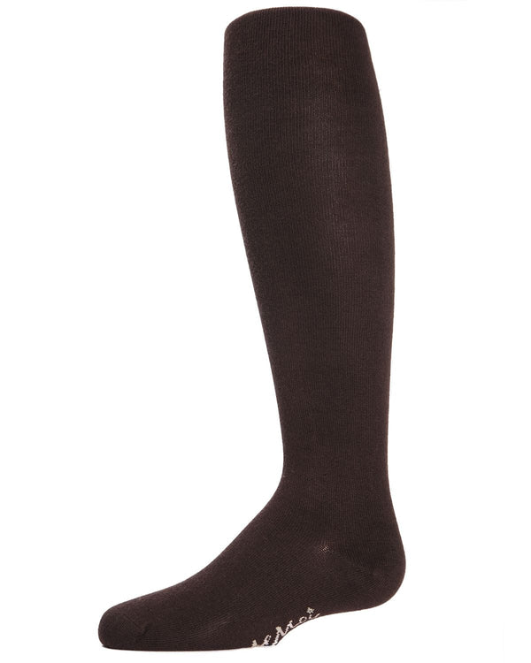 Memoi Girls Soft Pima Cotton Opaque Tights Navy - Mk-301