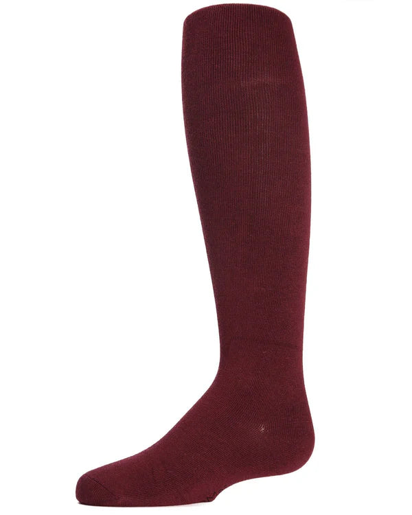Memoi Girls Soft Pima Cotton Opaque Tights Navy - Mk-301
