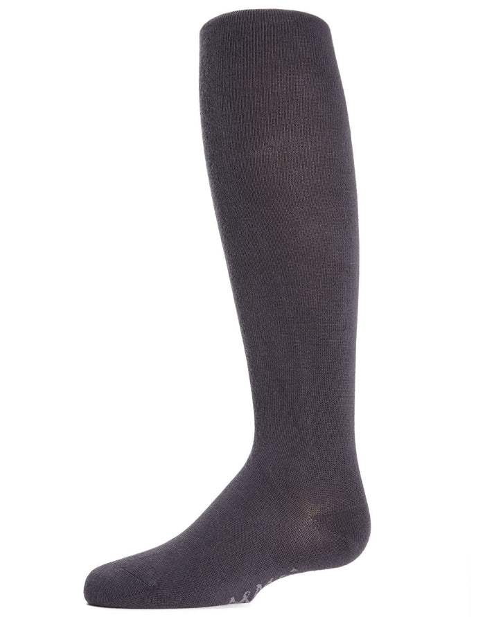 Memoi Girls Soft Pima Cotton Opaque Tights Denim - Mk-301