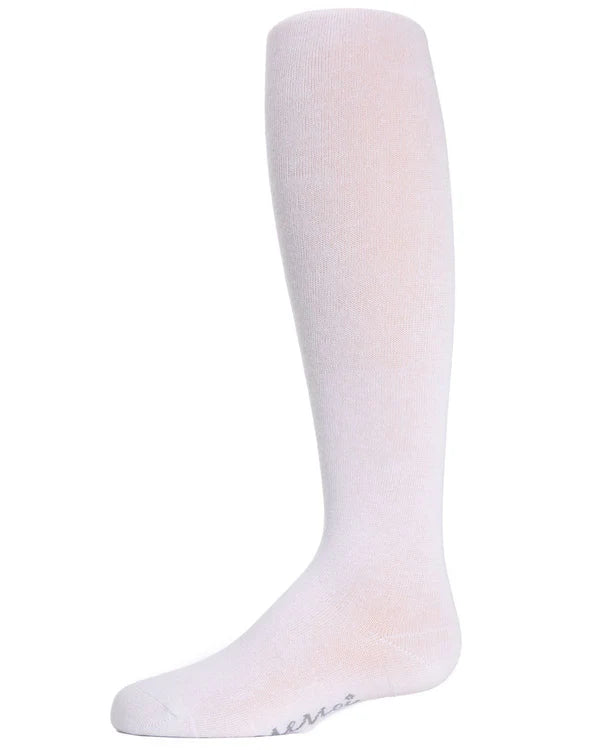 Memoi Girls Soft Pima Cotton Opaque Tights Navy - Mk-301