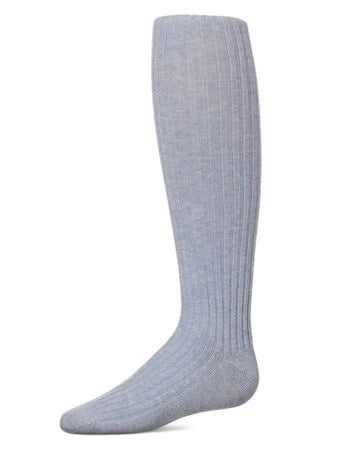 Memoi Girls Ribbed Cotton Blend Sweater Tights - Mk-302