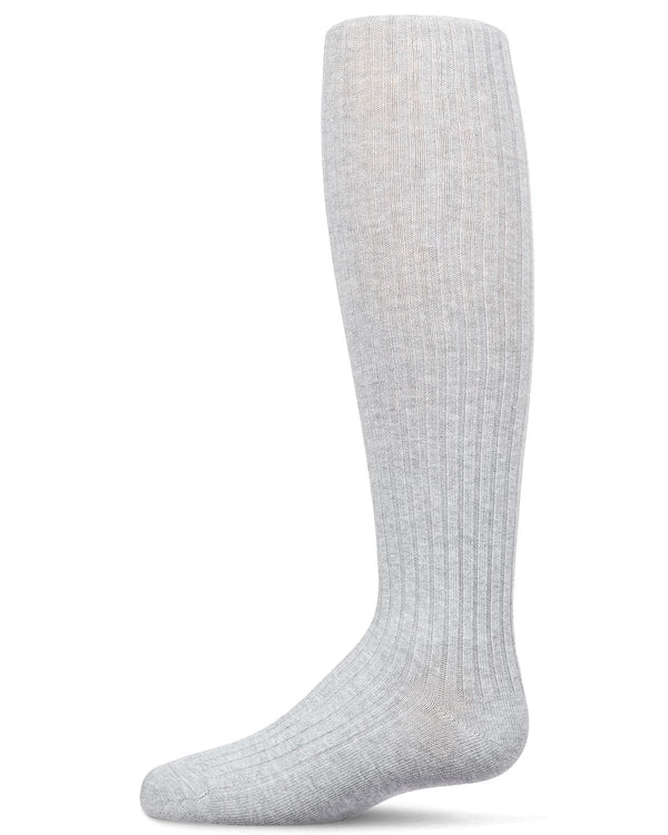 Memoi Girls Ribbed Cotton Blend Sweater Tights - Mk-302
