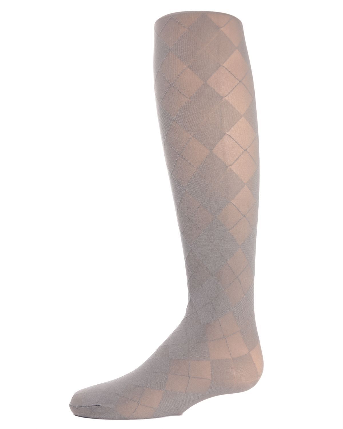 Memoi Girls Sheer Argyle Nylon Tights - Mk-308
