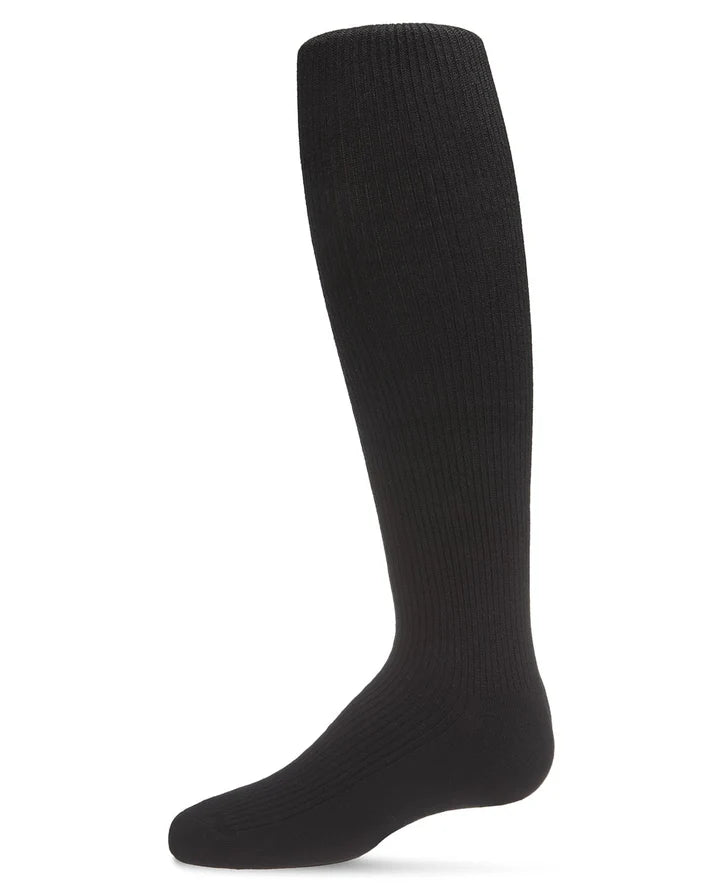 Memoi Girls Thin Ribbed Cotton Tights - Mk-315