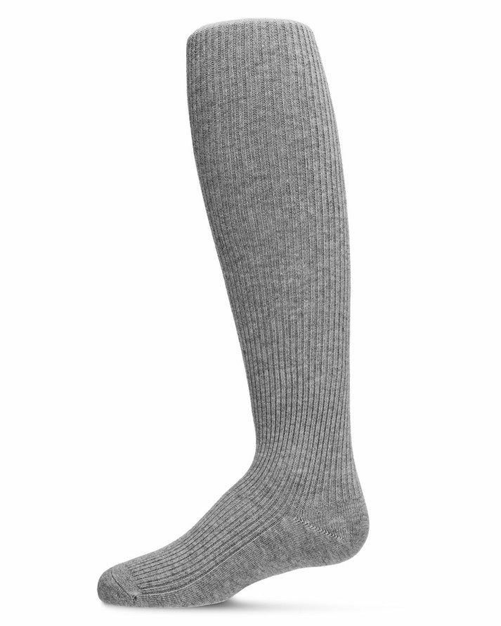 Memoi Girls Thin Ribbed Cotton Tights - Mk-315