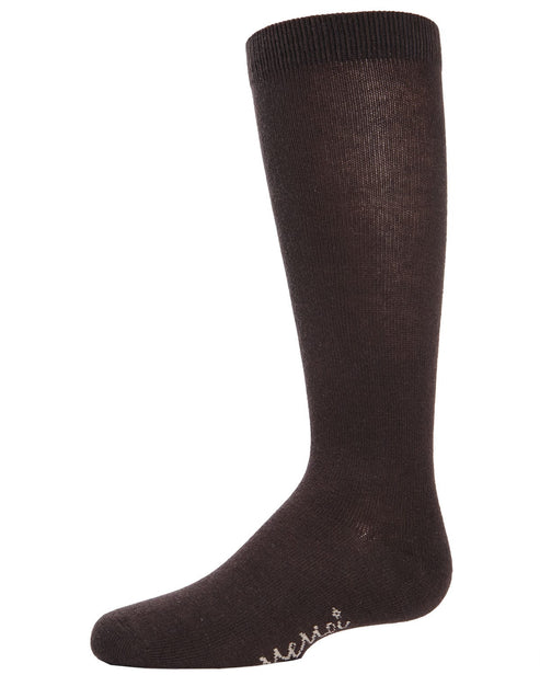 Memoi Kids Basic Cotton Blend Knee High Socks Blush - Mk-5056