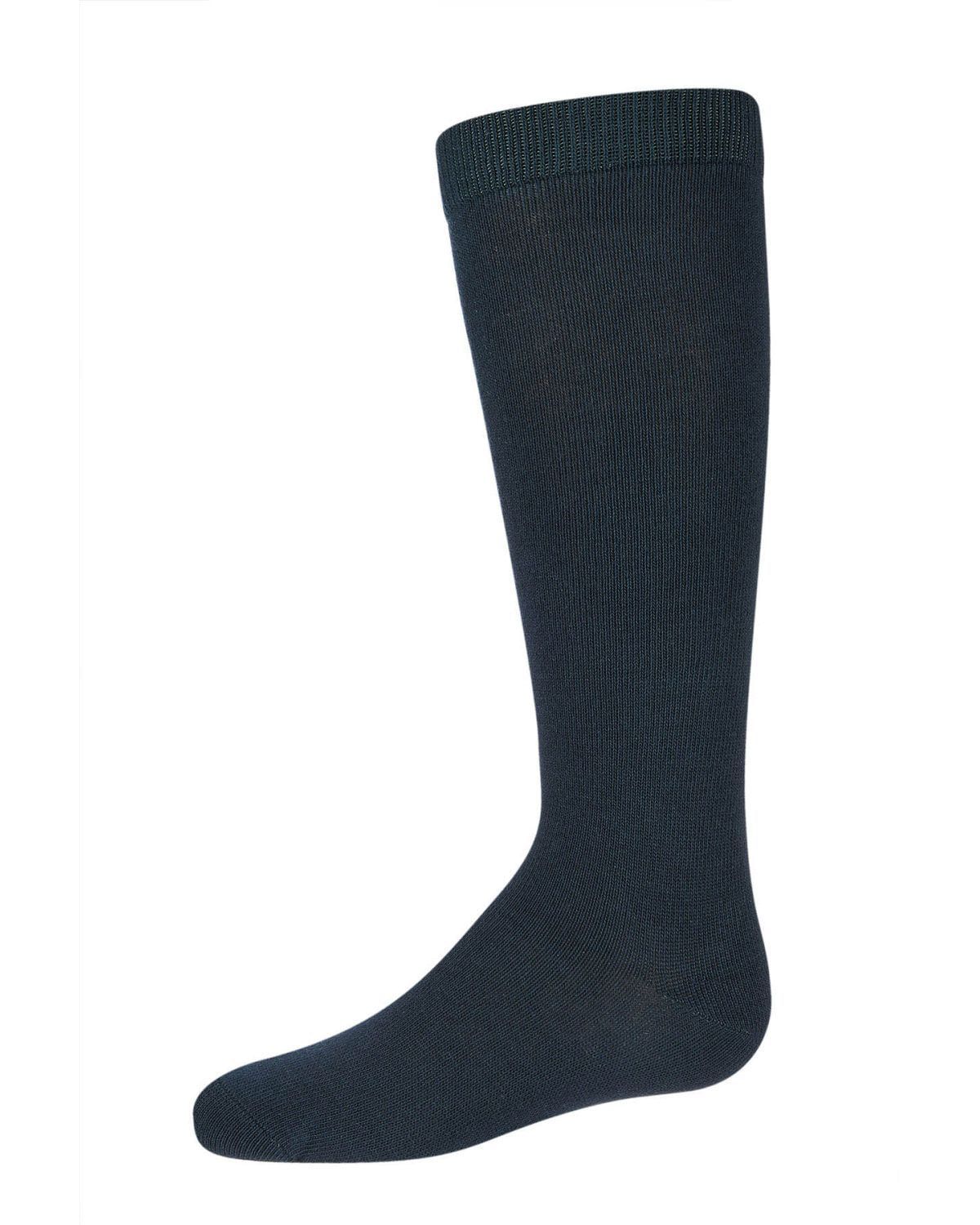 Memoi Kids Basic Cotton Blend Knee High Socks Blush - Mk-5056